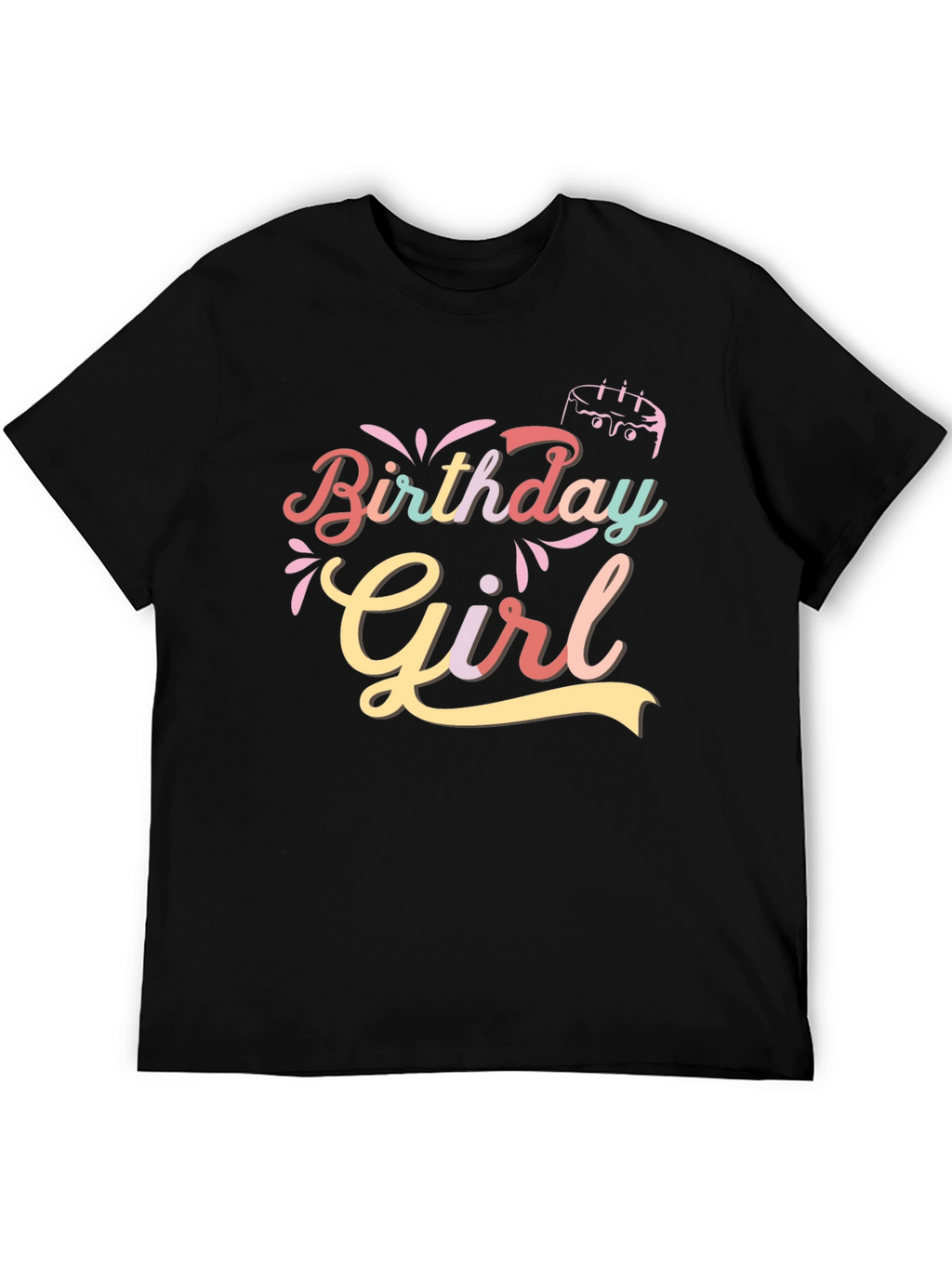 Birthday Girl Graphic Tee - Stylish Party Shirt