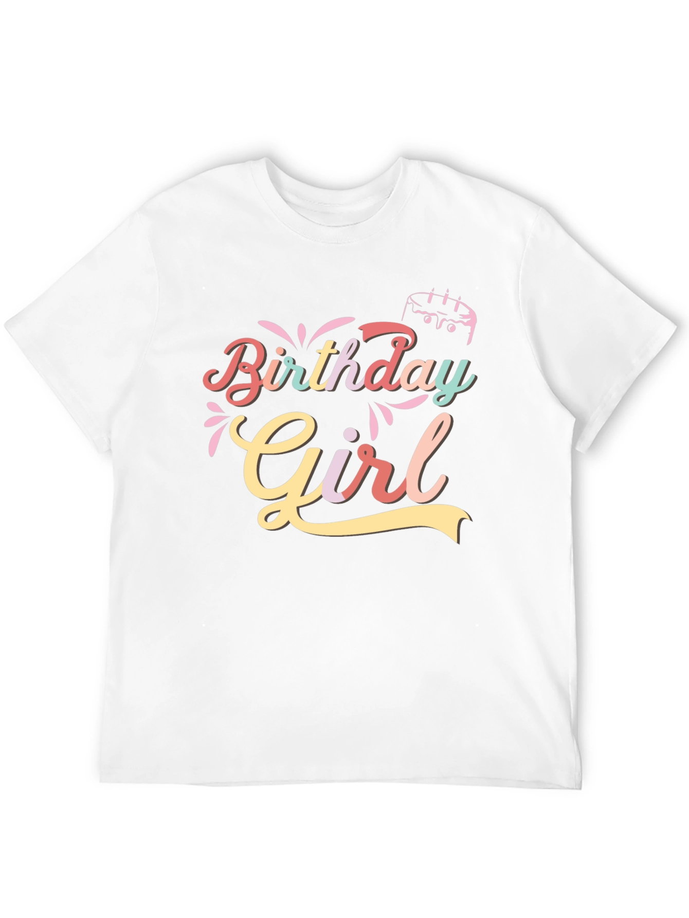 Birthday Girl Graphic Tee - Stylish Party Shirt