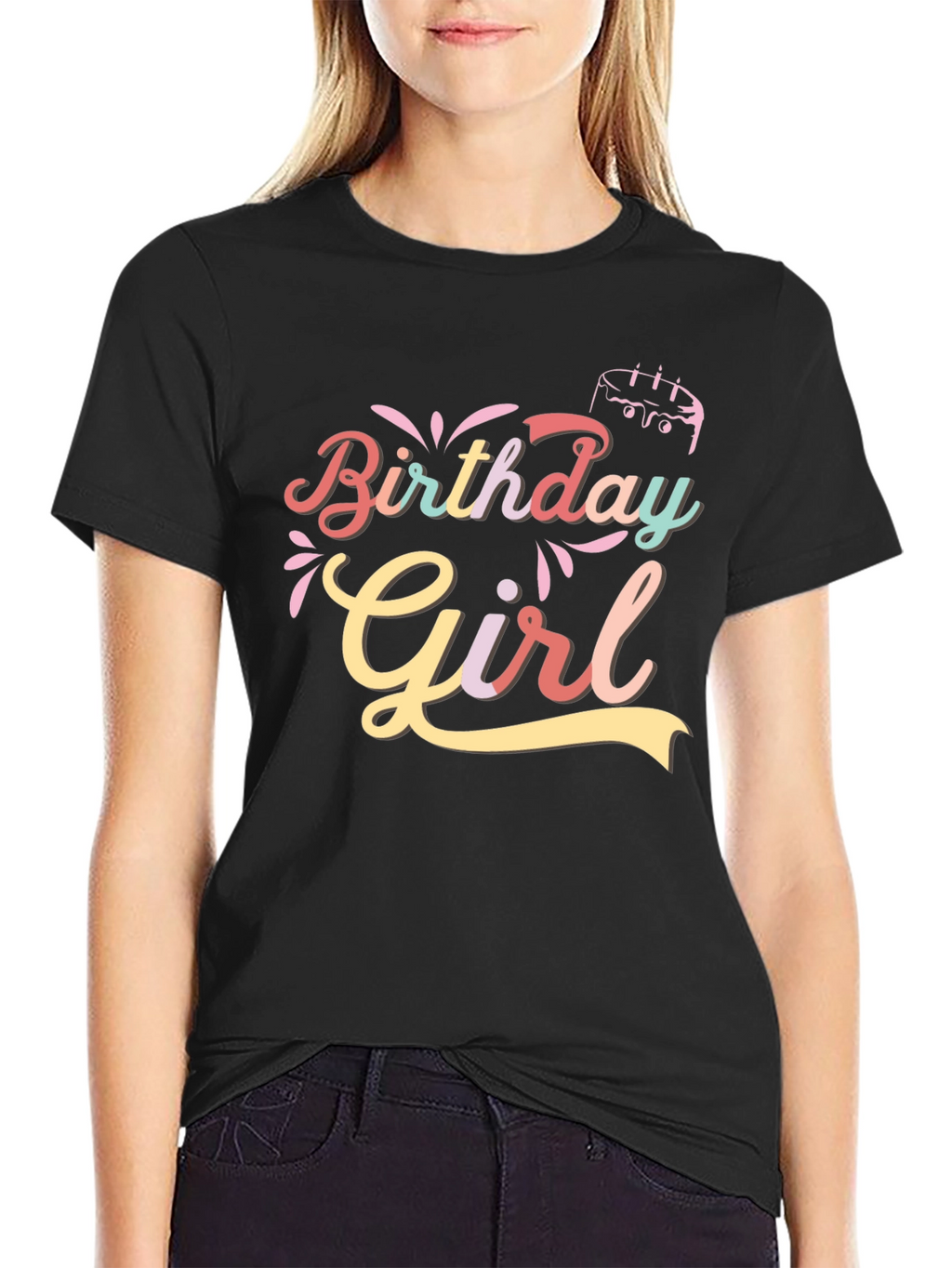 Birthday Girl Graphic Tee - Stylish Party Shirt