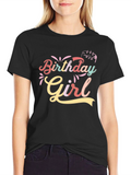 Birthday Girl Graphic Tee - Stylish Party Shirt