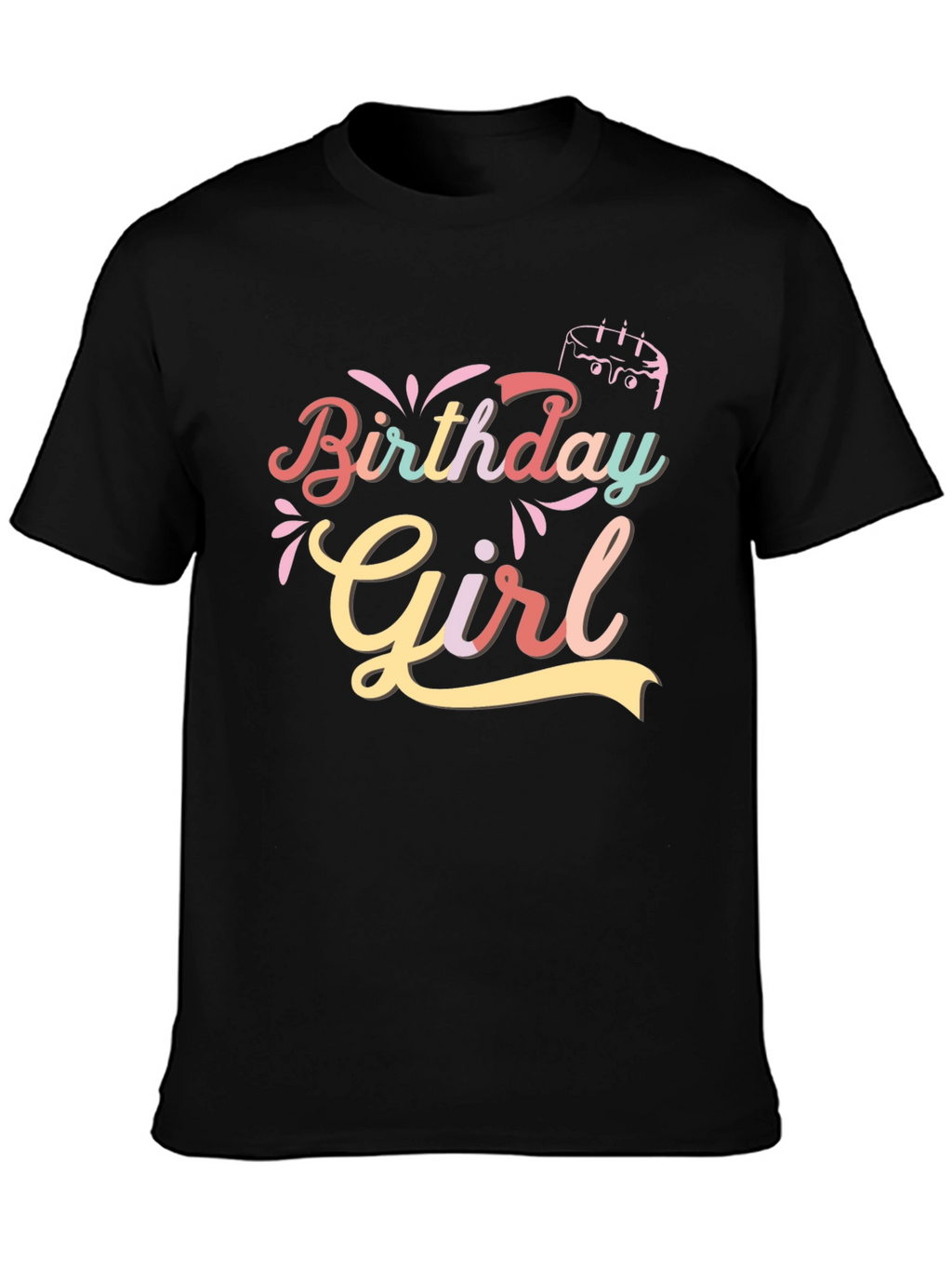 Birthday Girl Graphic Tee - Stylish Party Shirt