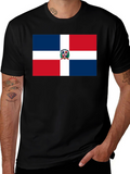 Dominican Republic Flag Graphic Tee