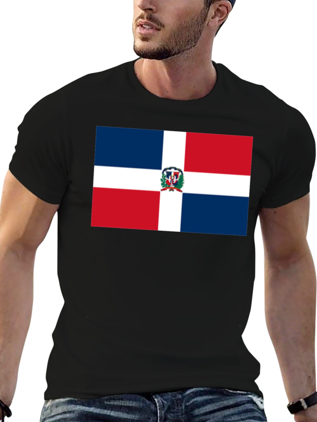 Dominican Republic Flag Graphic Tee