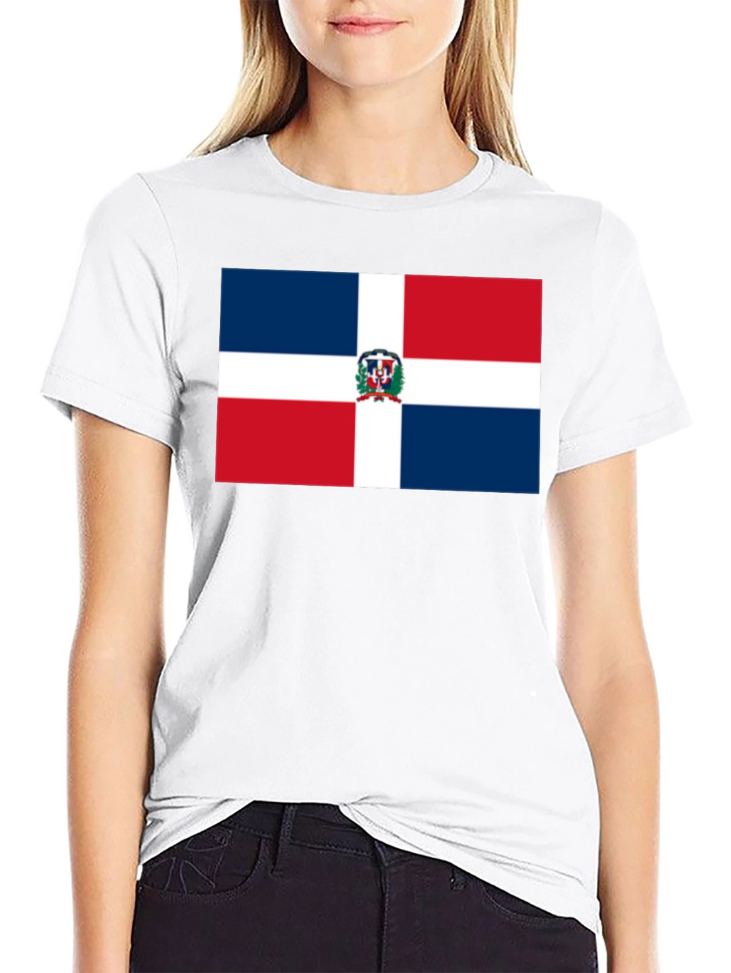Dominican Republic Flag Graphic Tee