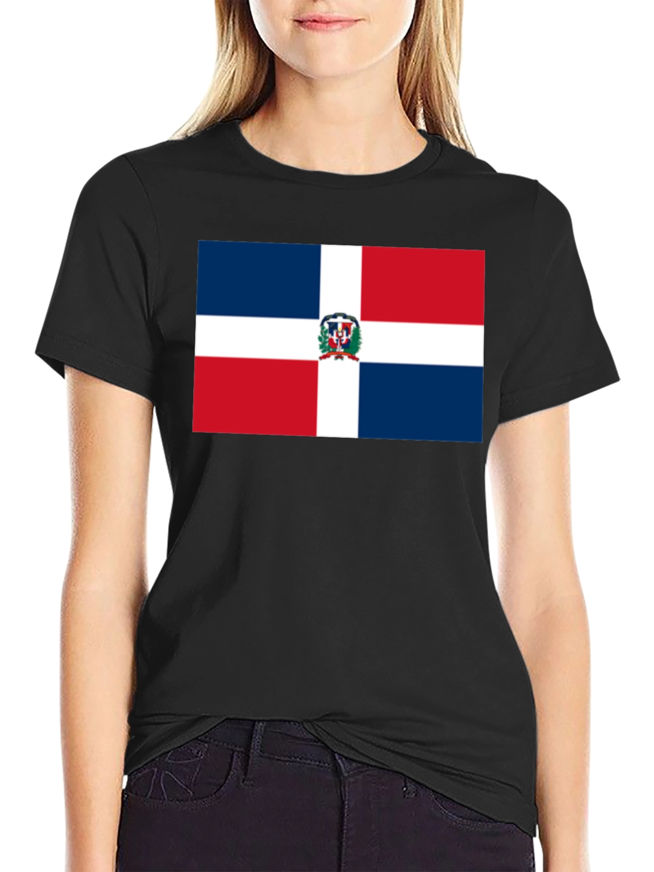 Dominican Republic Flag Graphic Tee