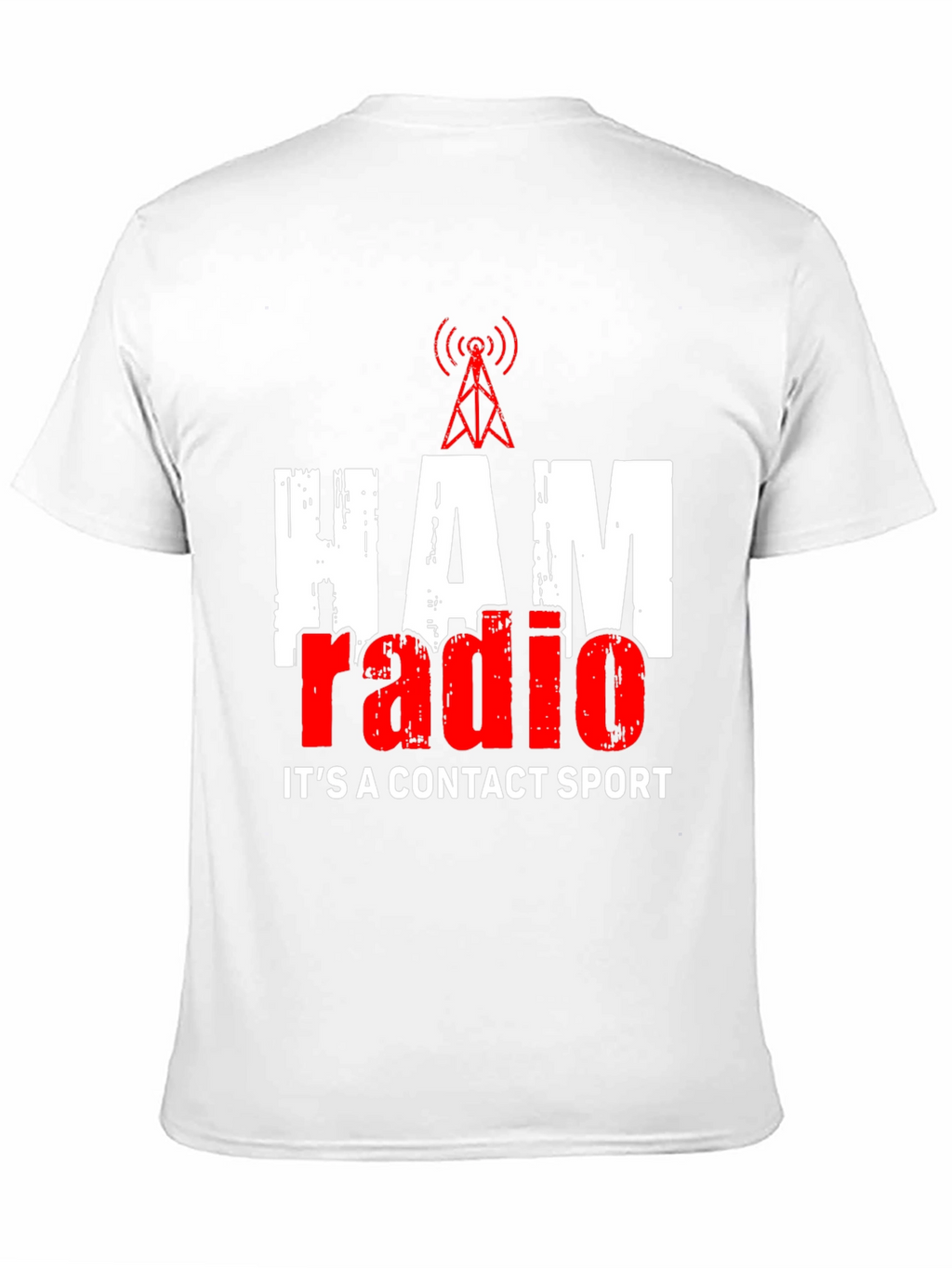 HAM Radio Contact Sport Black T-Shirt