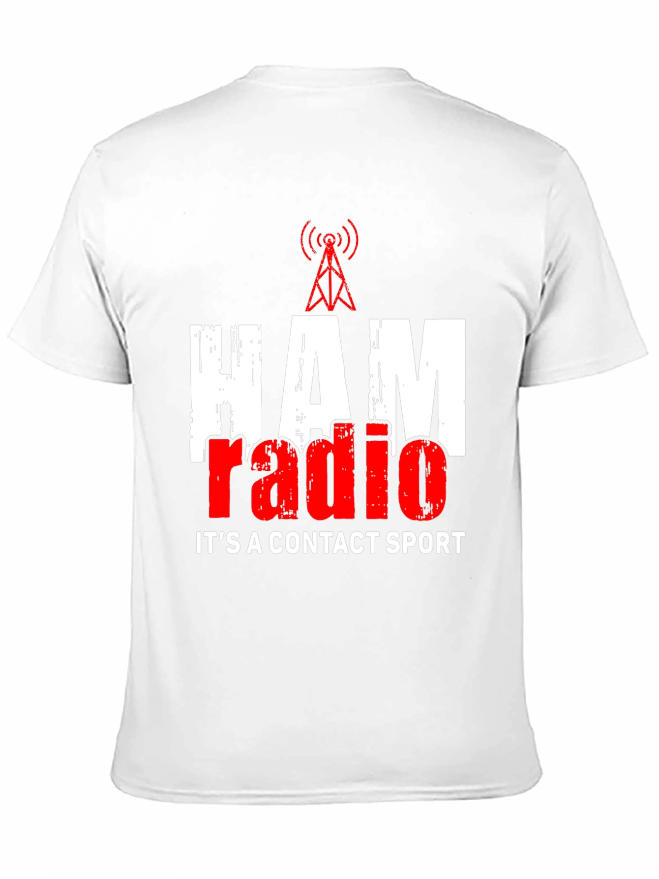 HAM Radio Contact Sport Black T-Shirt