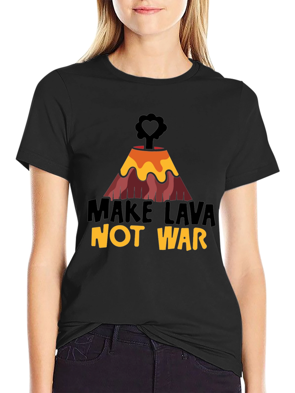 Make Lava Not War Graphic Tee