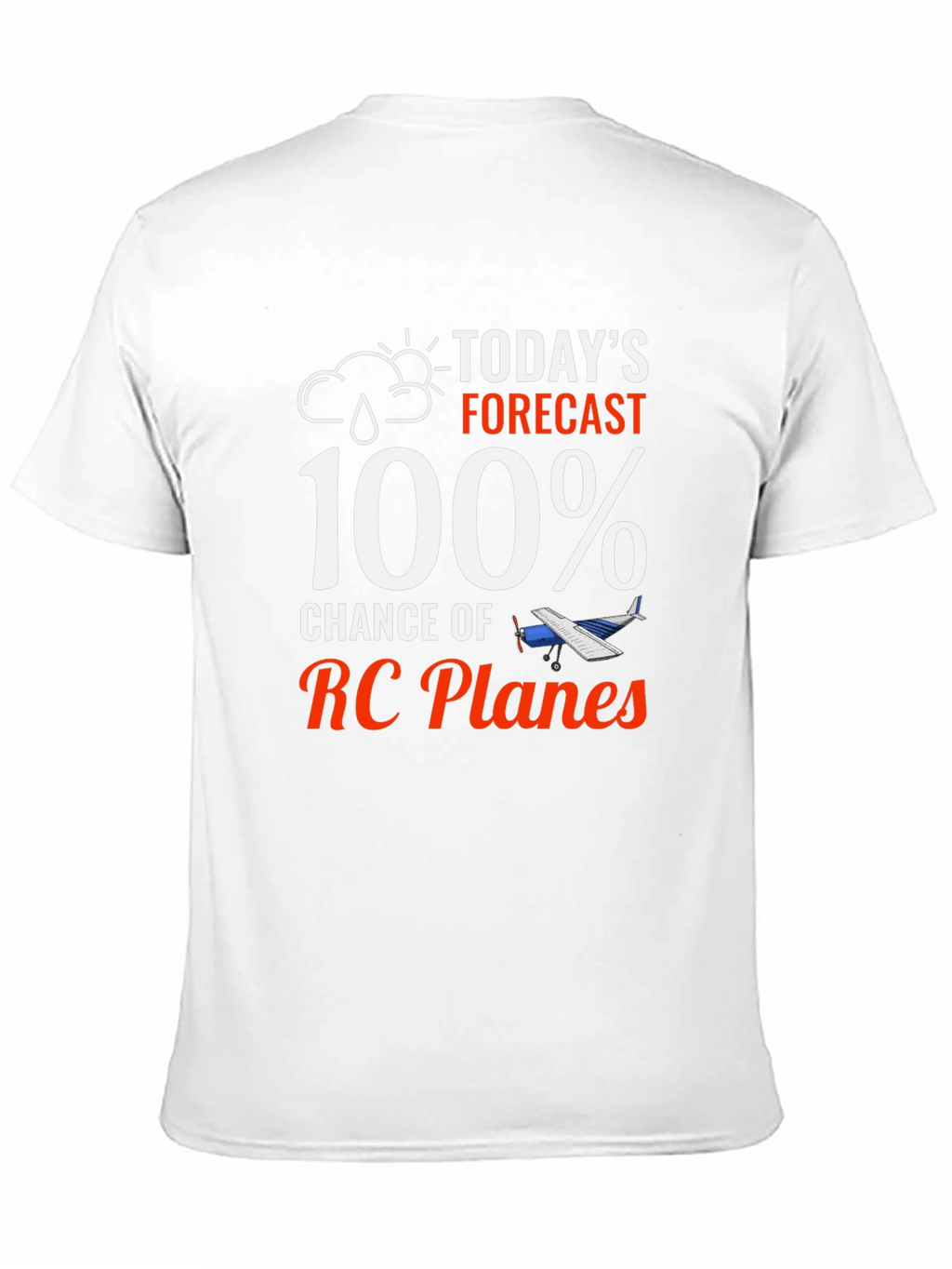 Funny RC Plane T-Shirt - 100% Chance
