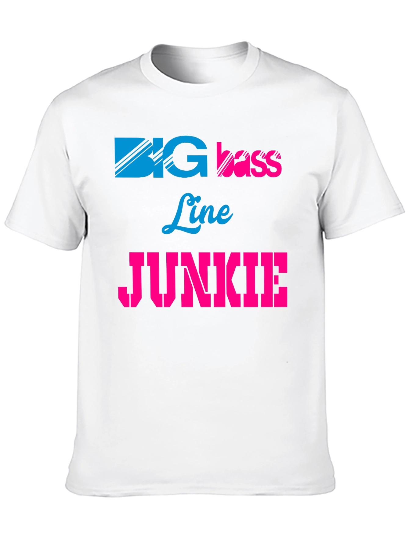 Big Bass Line Junkie Graphic Tee - Black