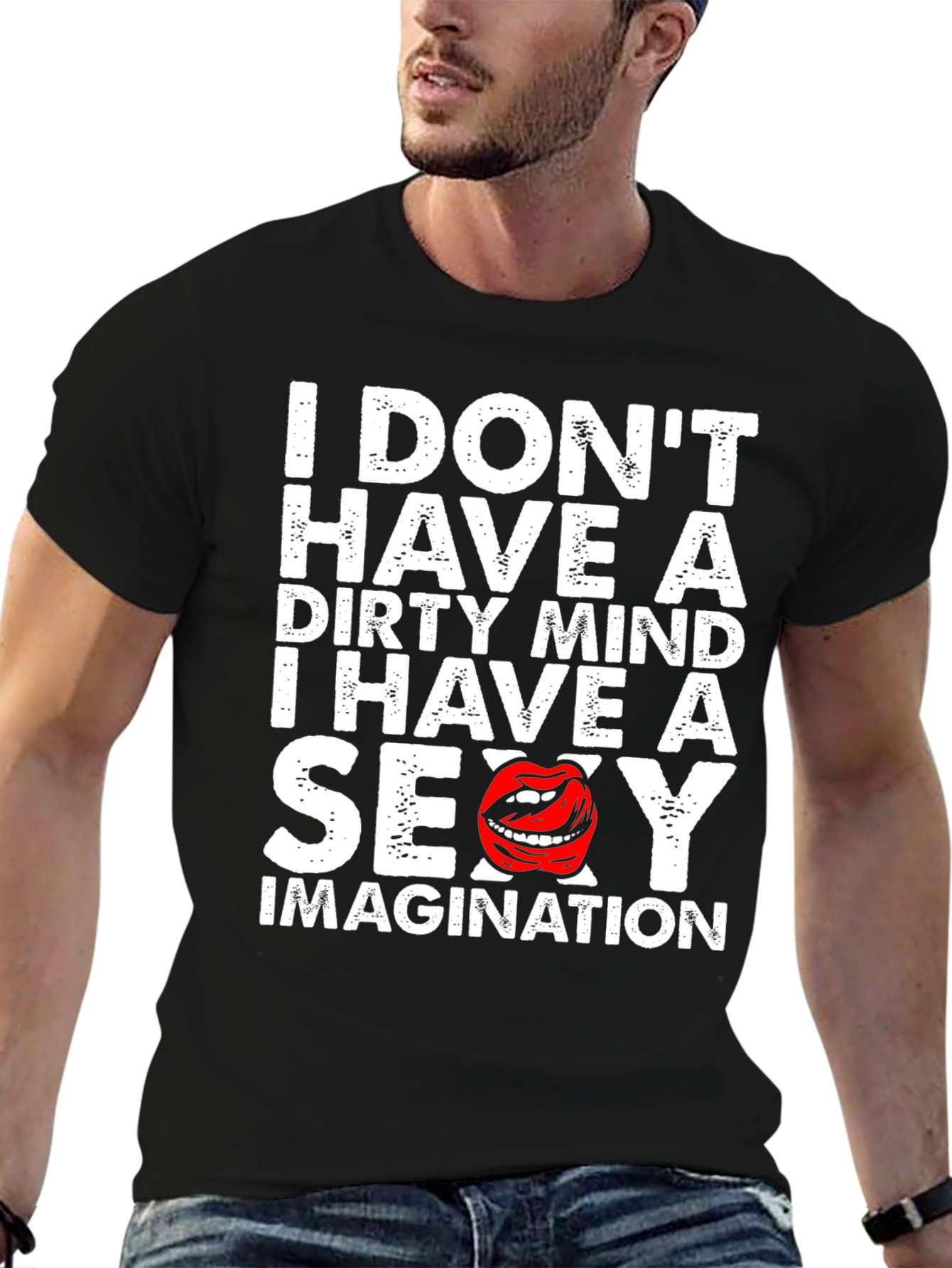 Funny Sexy Imagination Graphic Tee