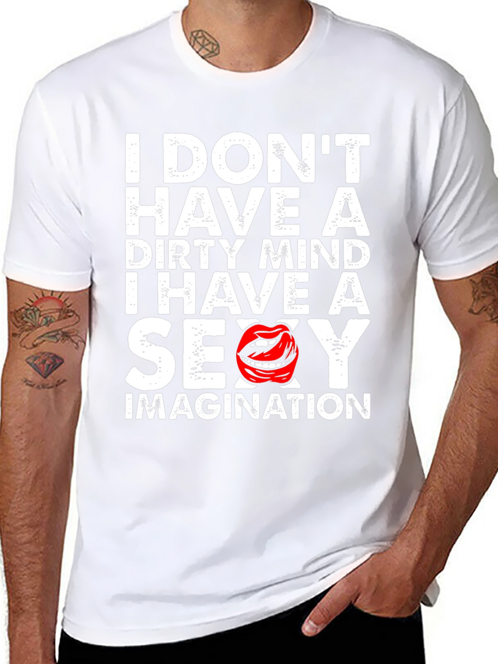 Funny Sexy Imagination Graphic Tee