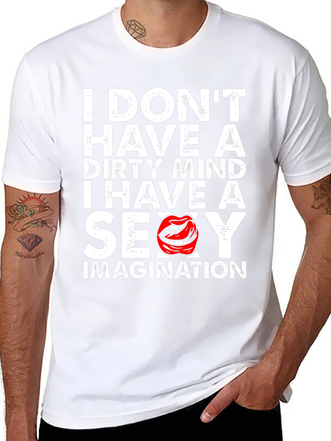 Funny Sexy Imagination Graphic Tee