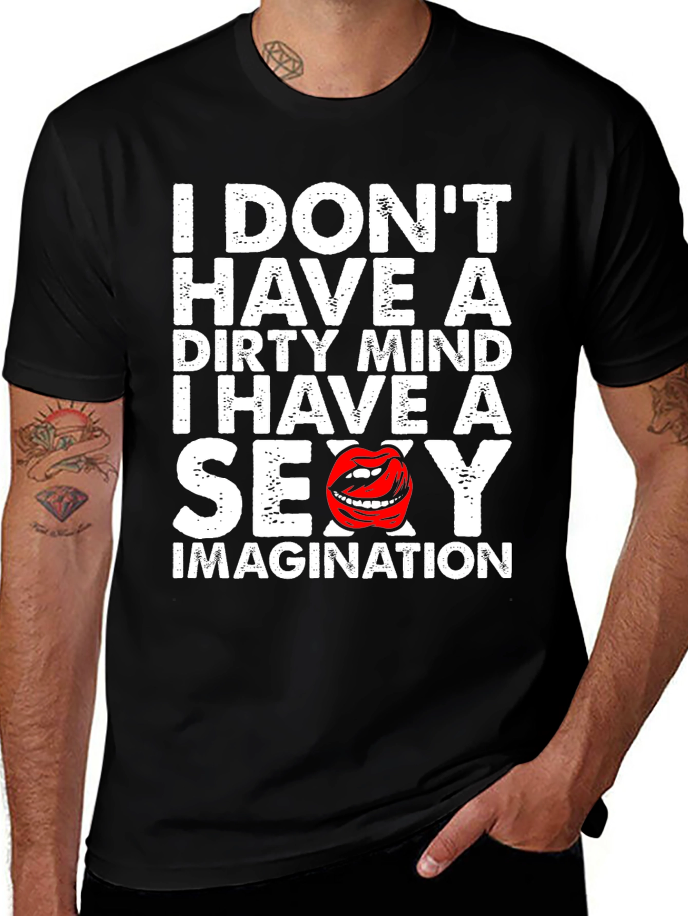 Funny Sexy Imagination Graphic Tee