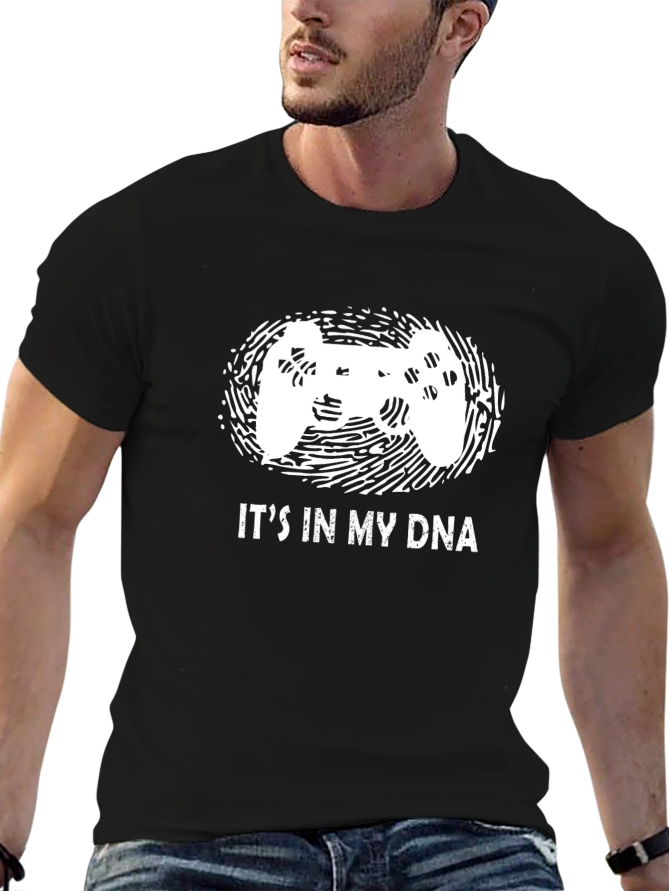 Gamer DNA Black Graphic Tee