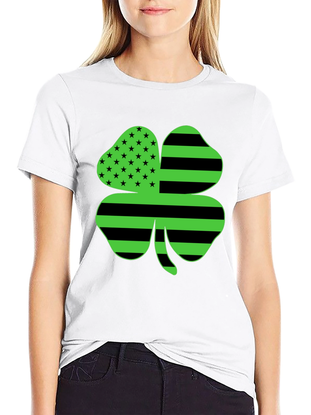 St. Patricks Day Shamrock Novelty Graphic Tee