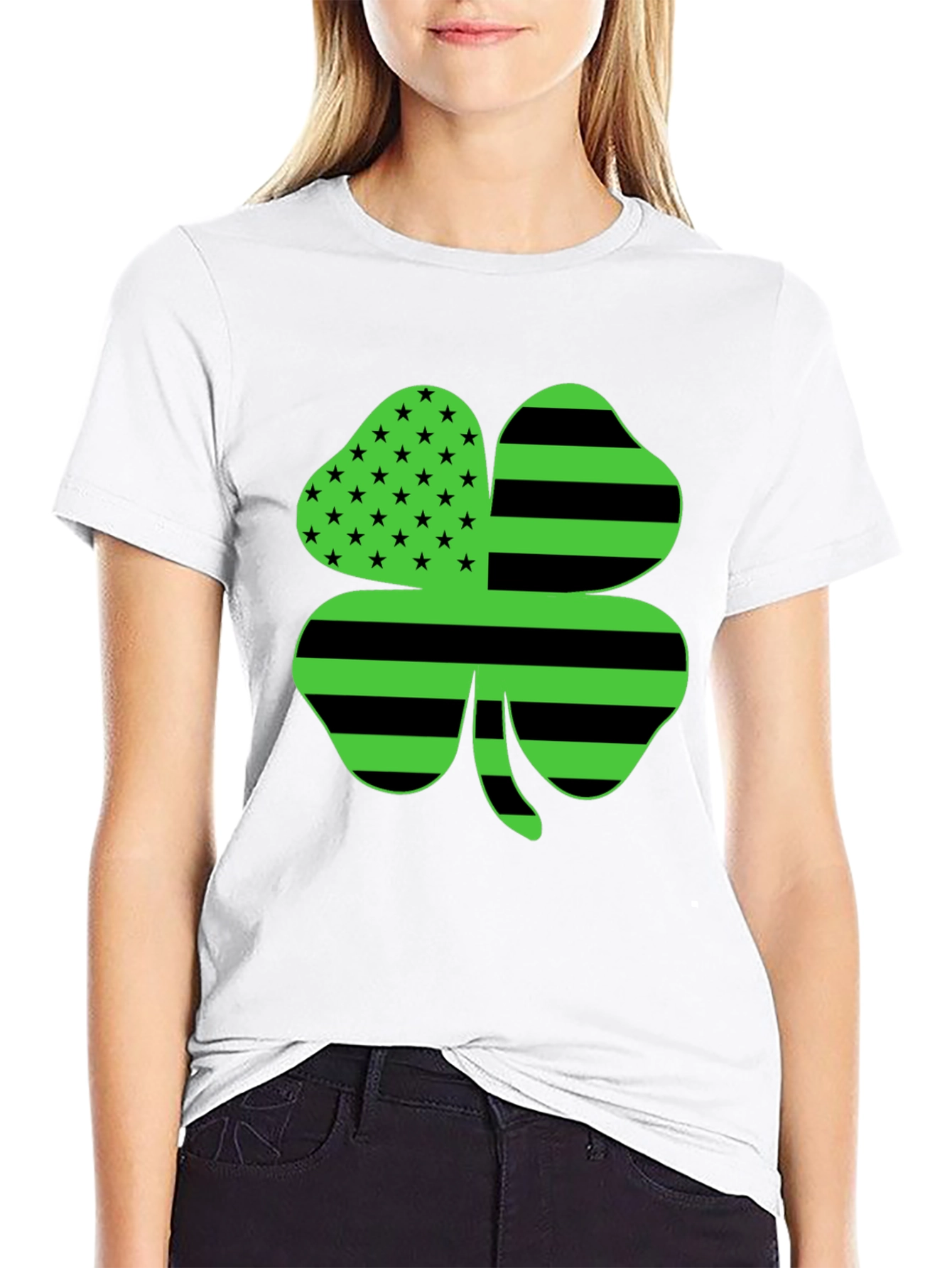 St. Patricks Day Shamrock Novelty Graphic Tee
