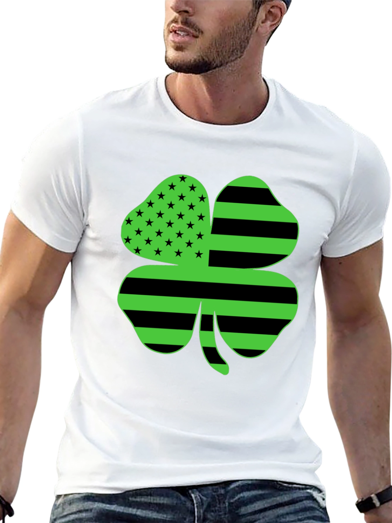 St. Patricks Day Shamrock Novelty Graphic Tee