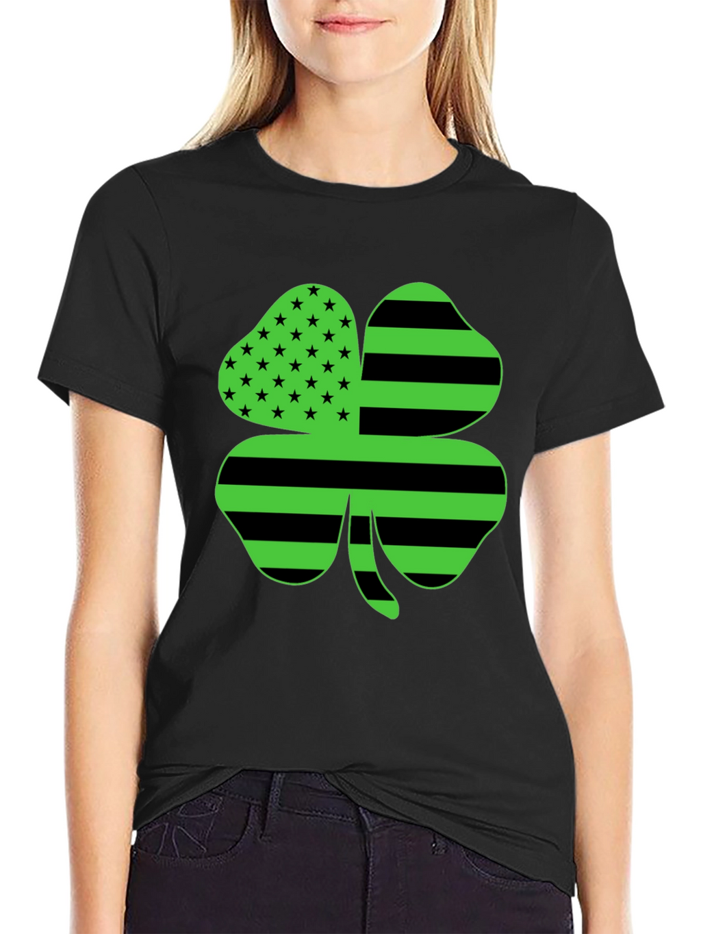 St. Patricks Day Shamrock Novelty Graphic Tee
