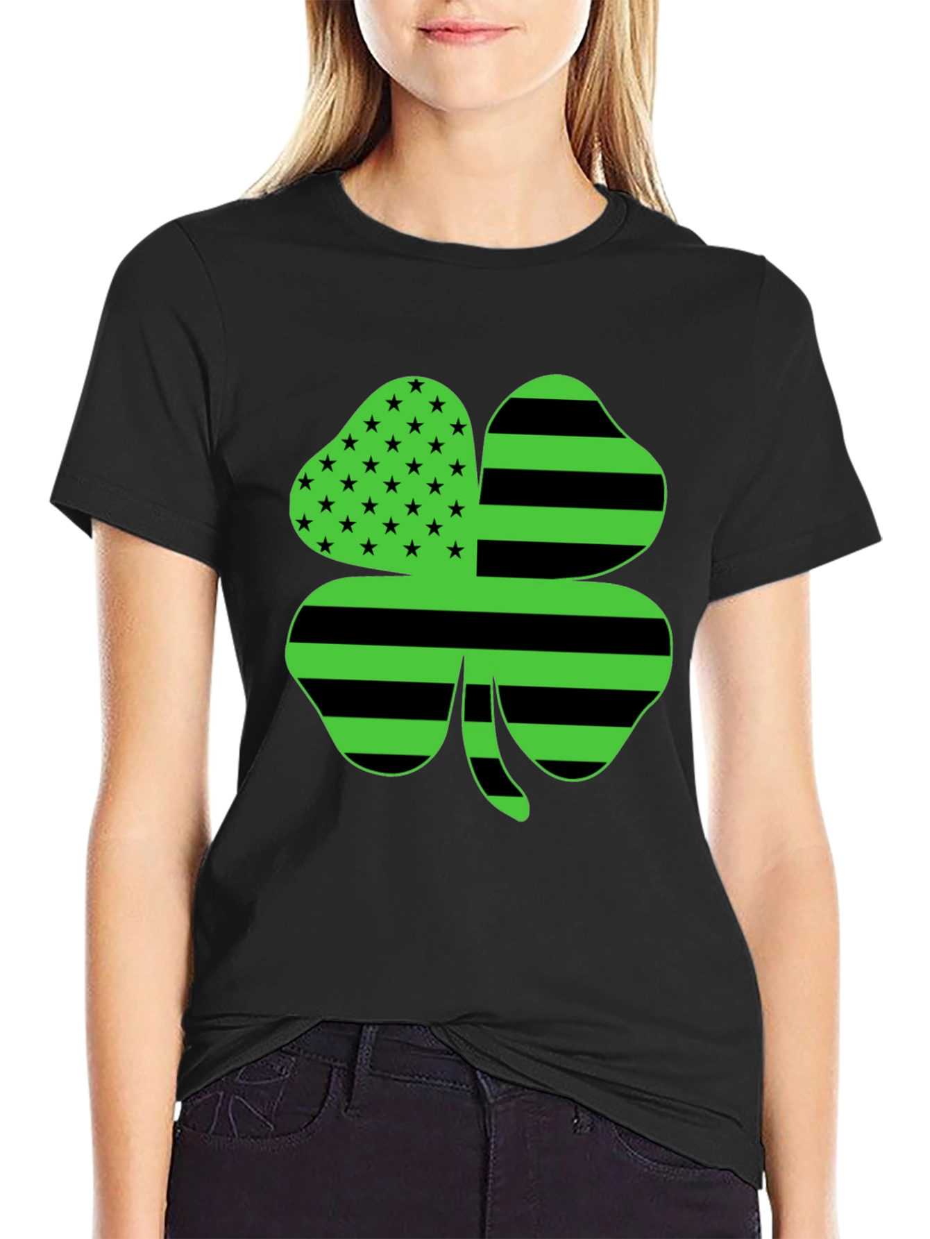 St. Patricks Day Shamrock Novelty Graphic Tee