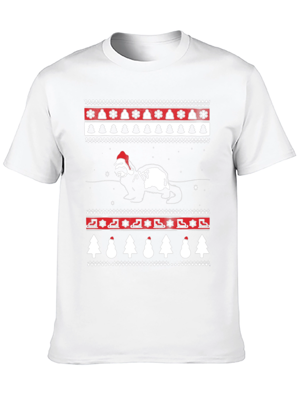 Festive Ferret Christmas T-Shirt