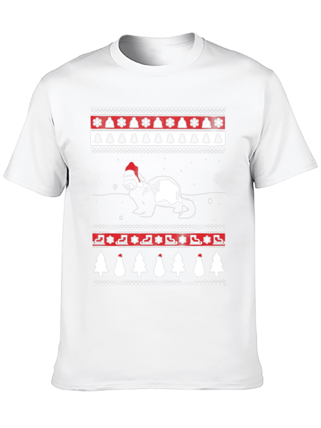 Festive Ferret Christmas T-Shirt