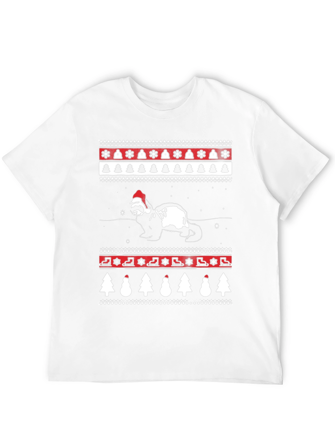 Festive Ferret Christmas T-Shirt