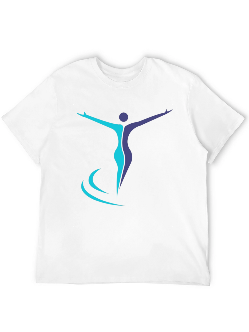 Artistic Figure Graphic Black T-Shirt