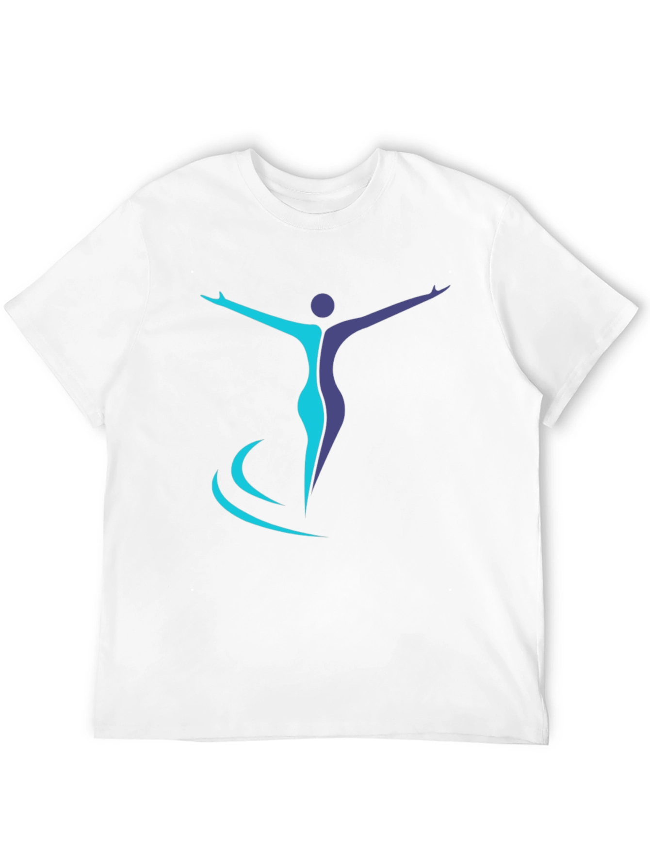 Artistic Figure Graphic Black T-Shirt