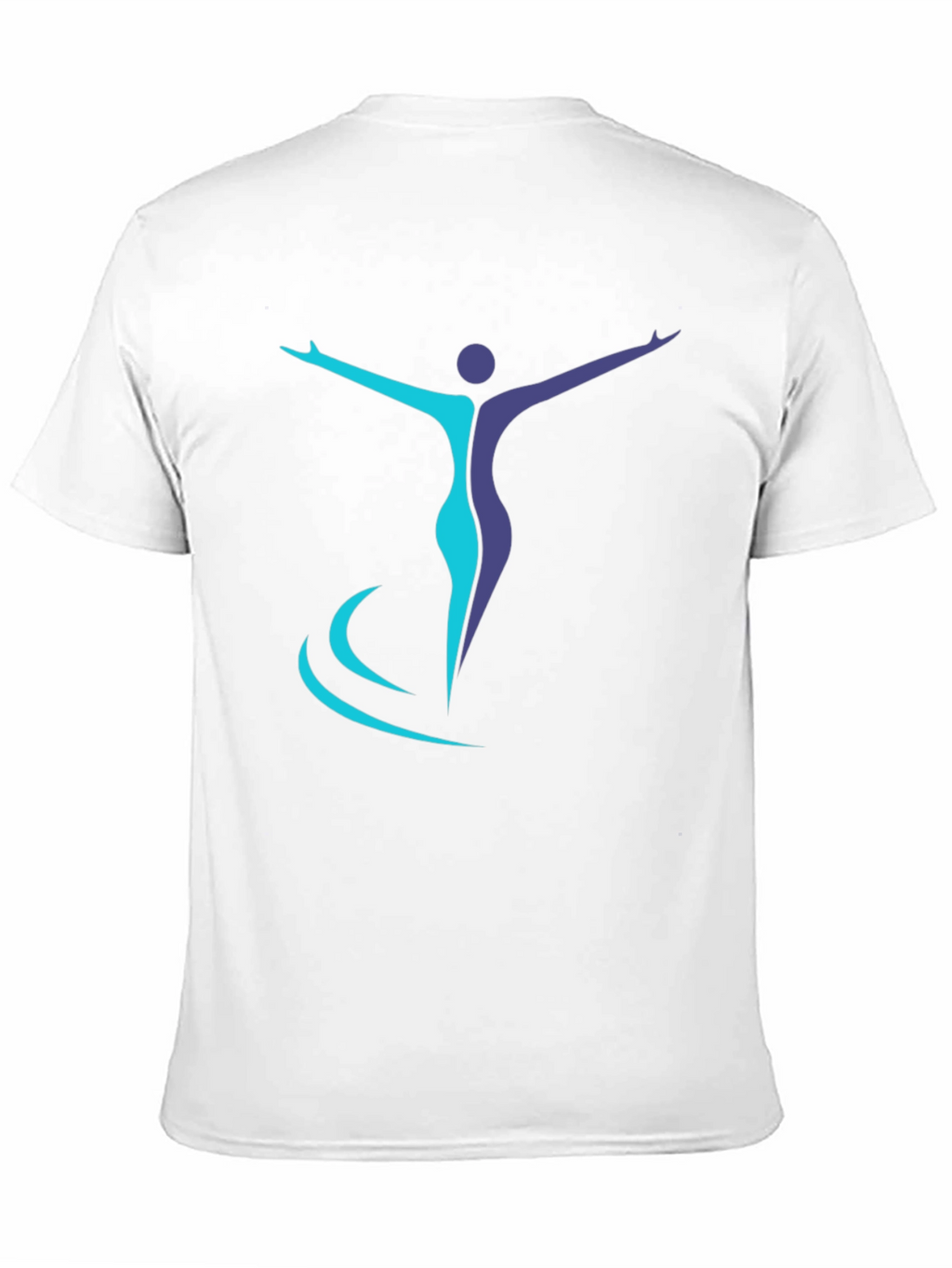 Artistic Figure Graphic Black T-Shirt