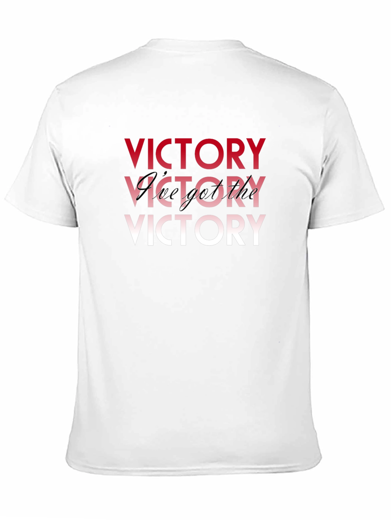 Victory Graphic Print Black T-Shirt