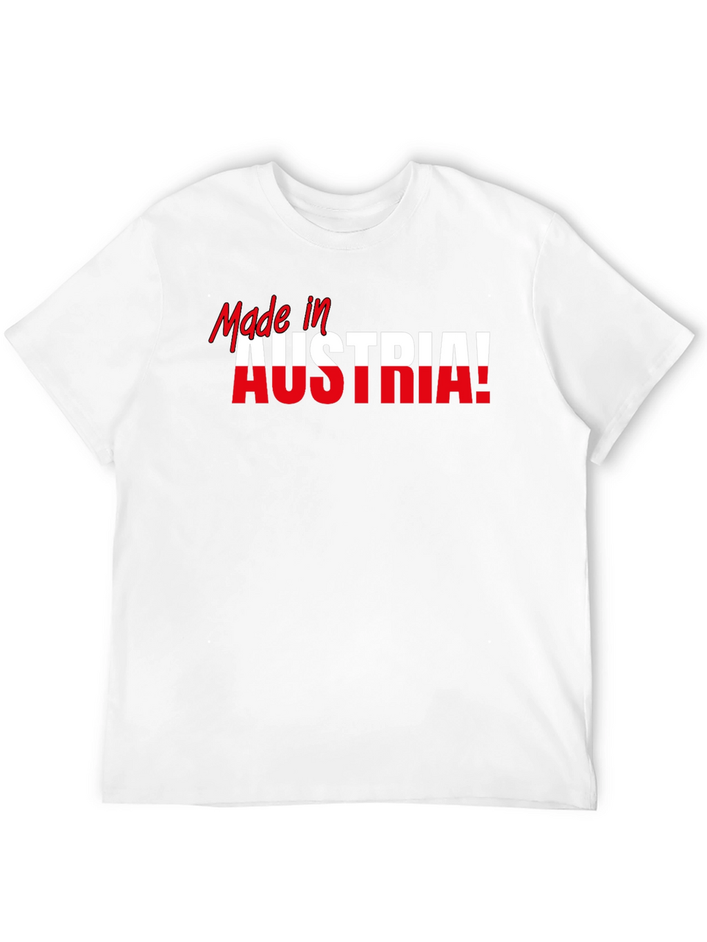 Made in Austria T-Shirt Black Cotton