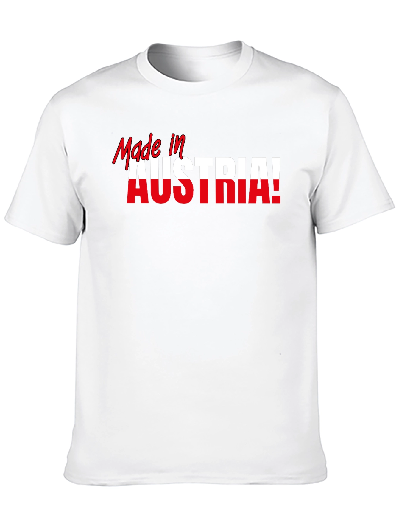 Made in Austria T-Shirt Black Cotton