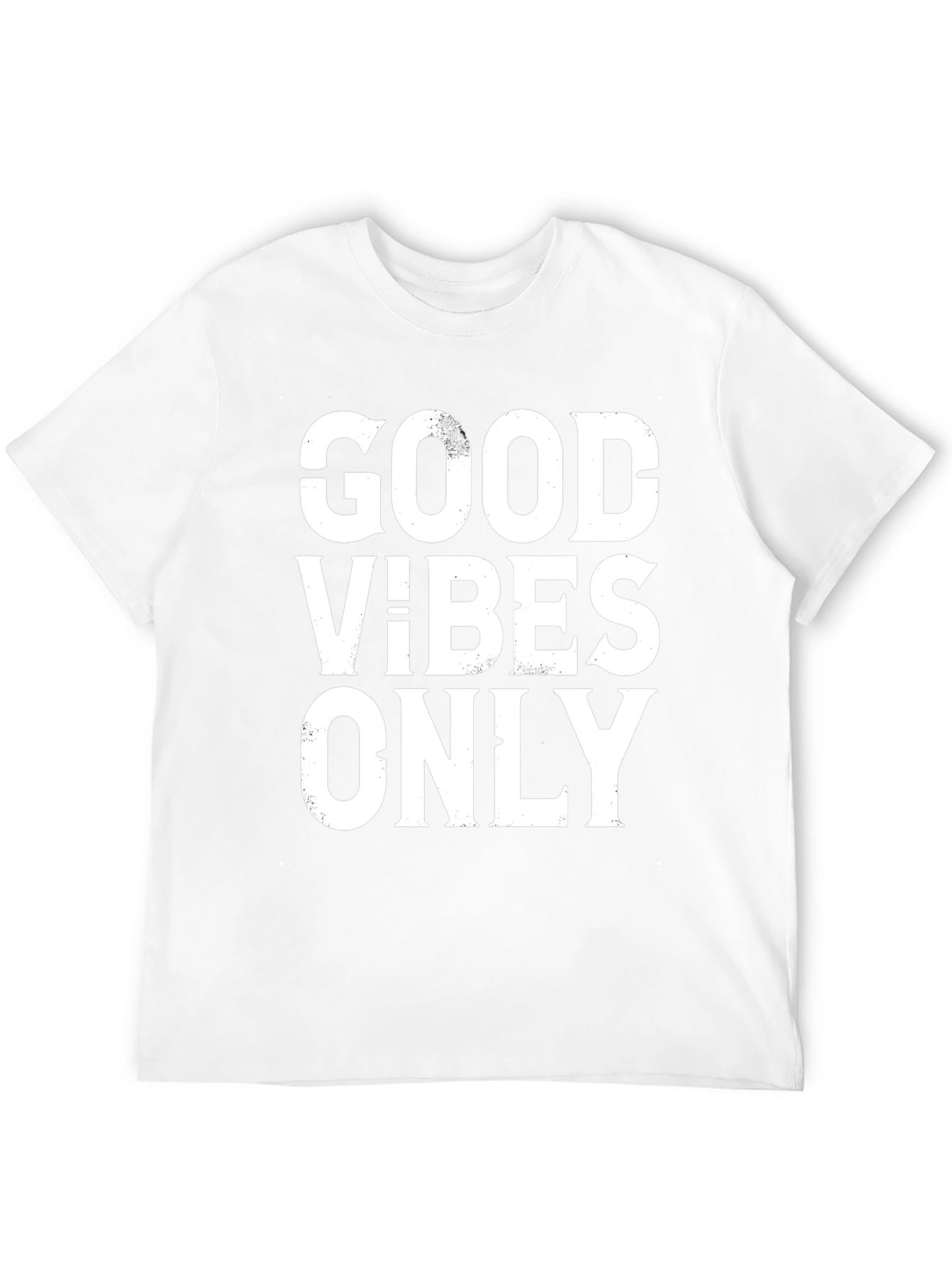 Good Vibes Only Black Graphic T-Shirt
