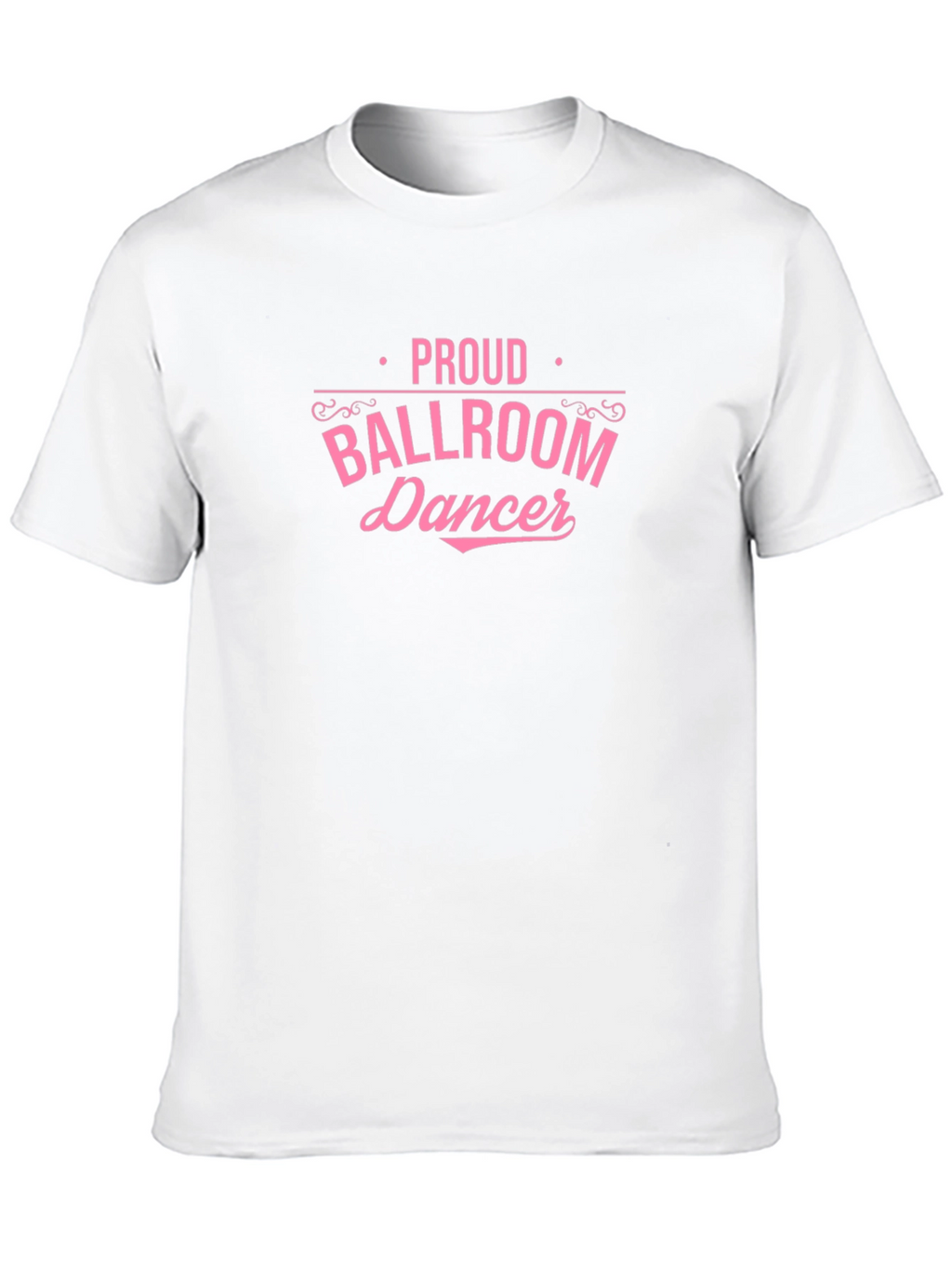 Proud Ballroom Dancer Graphic Tee - Black Cotton