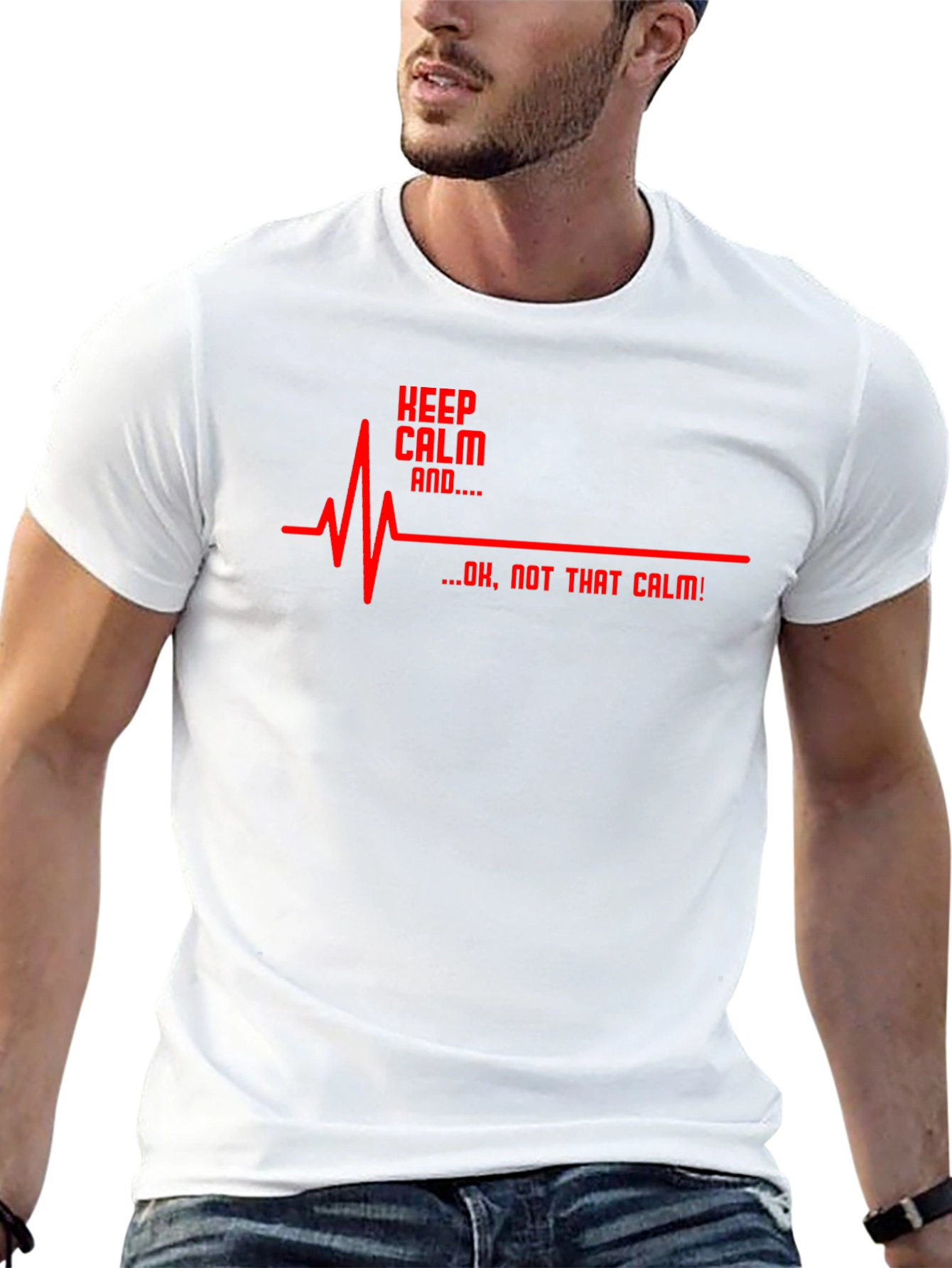 Keep Calm Funny ECG T-Shirt