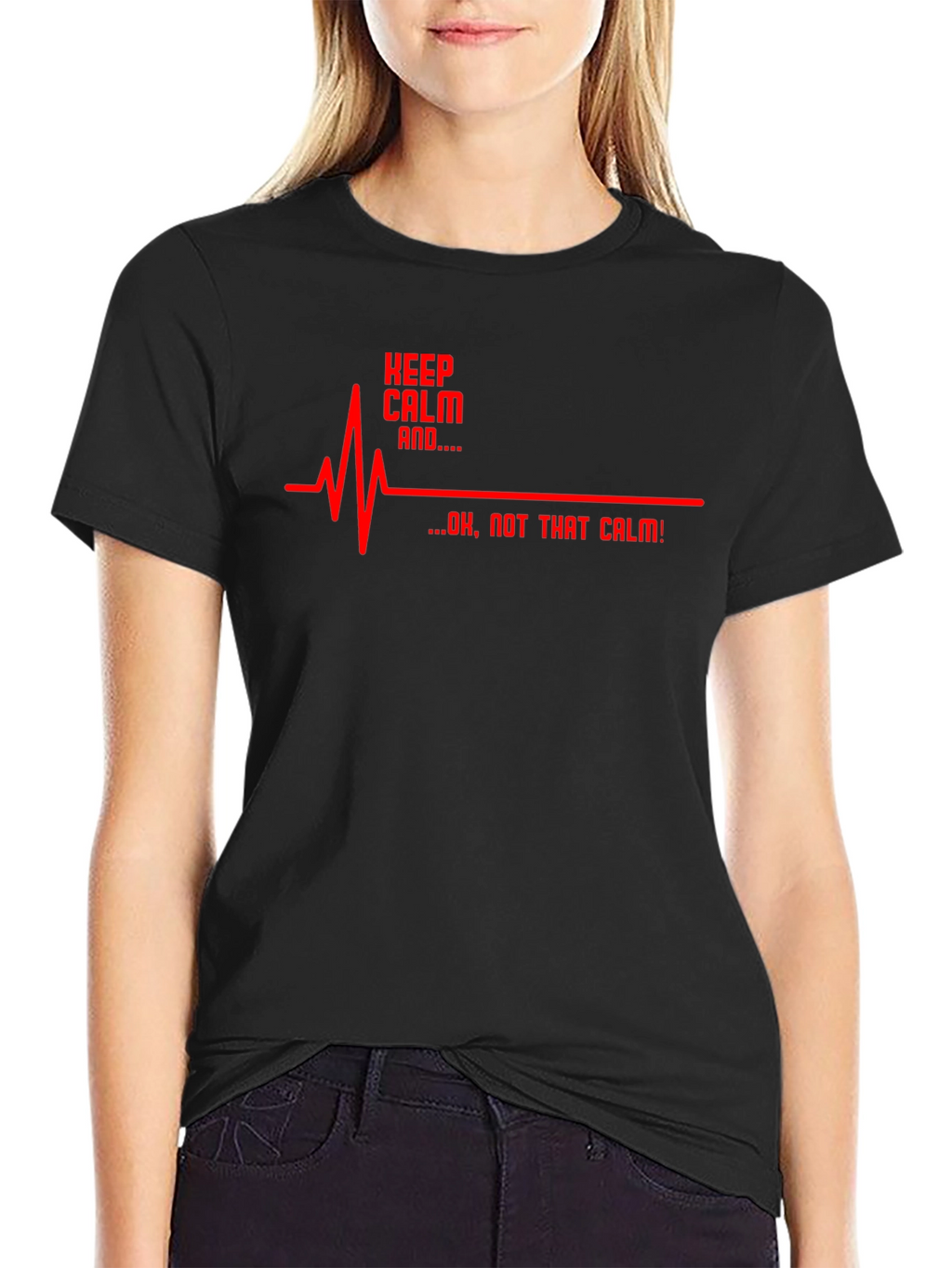 Keep Calm Funny ECG T-Shirt