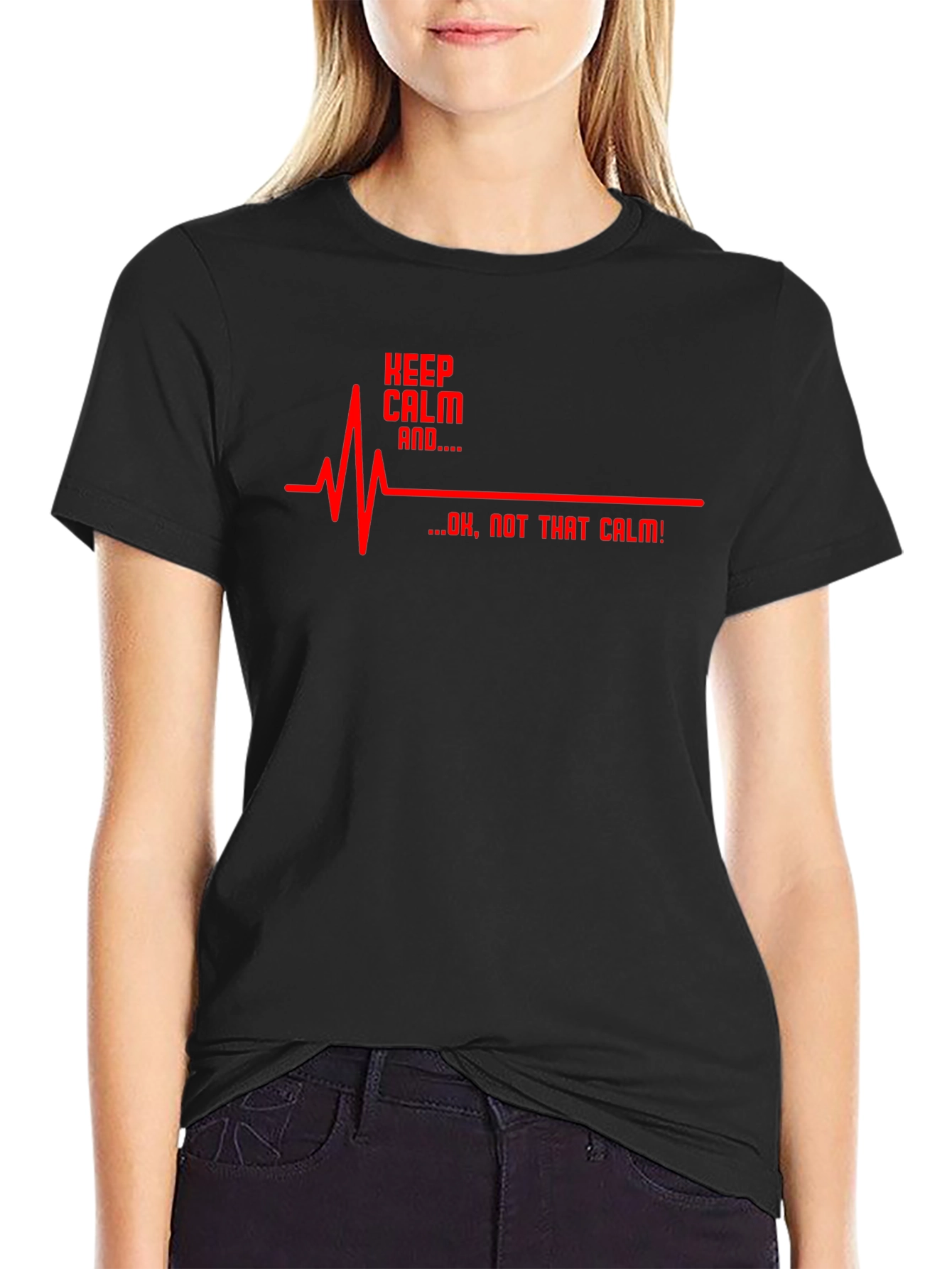 Keep Calm Funny ECG T-Shirt