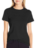 Namaste Black Graphic Tee - Relaxed Fit