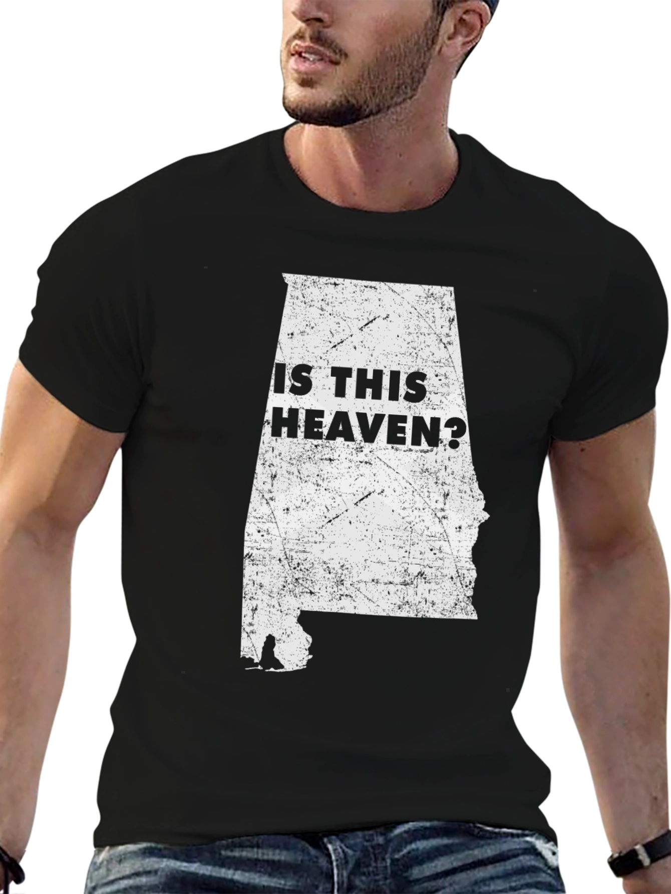 Is This Heaven? Alabama State Map T-Shirt