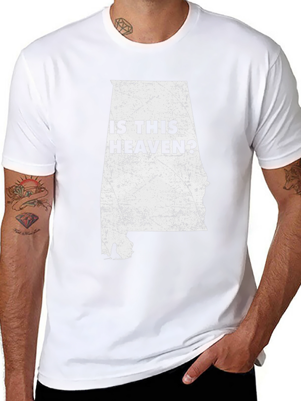 Is This Heaven? Alabama State Map T-Shirt