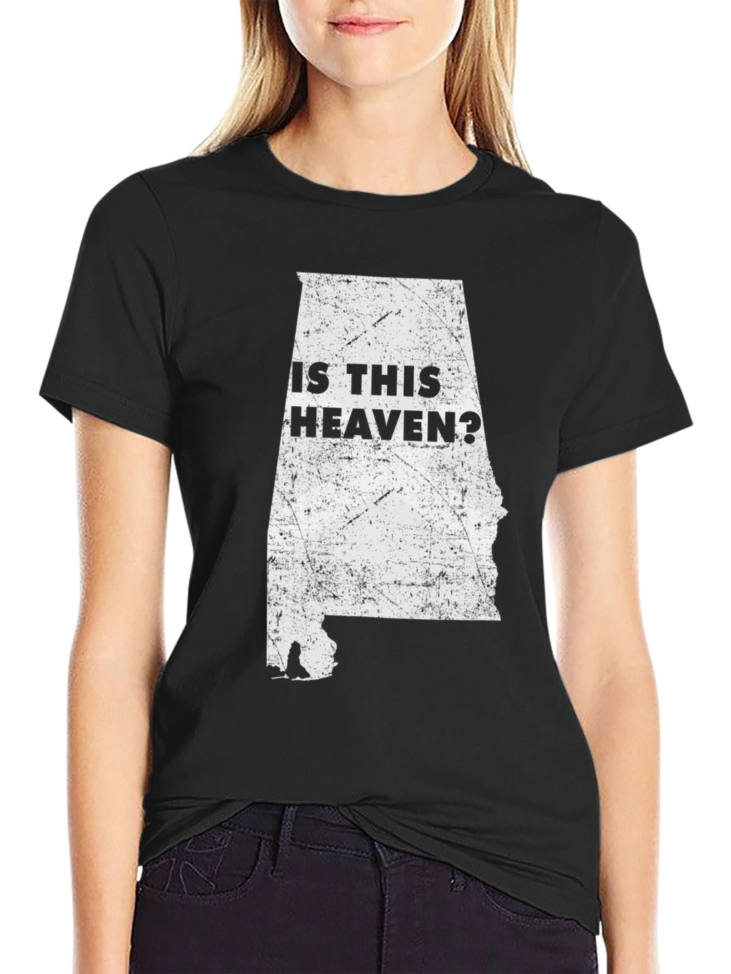 Is This Heaven? Alabama State Map T-Shirt