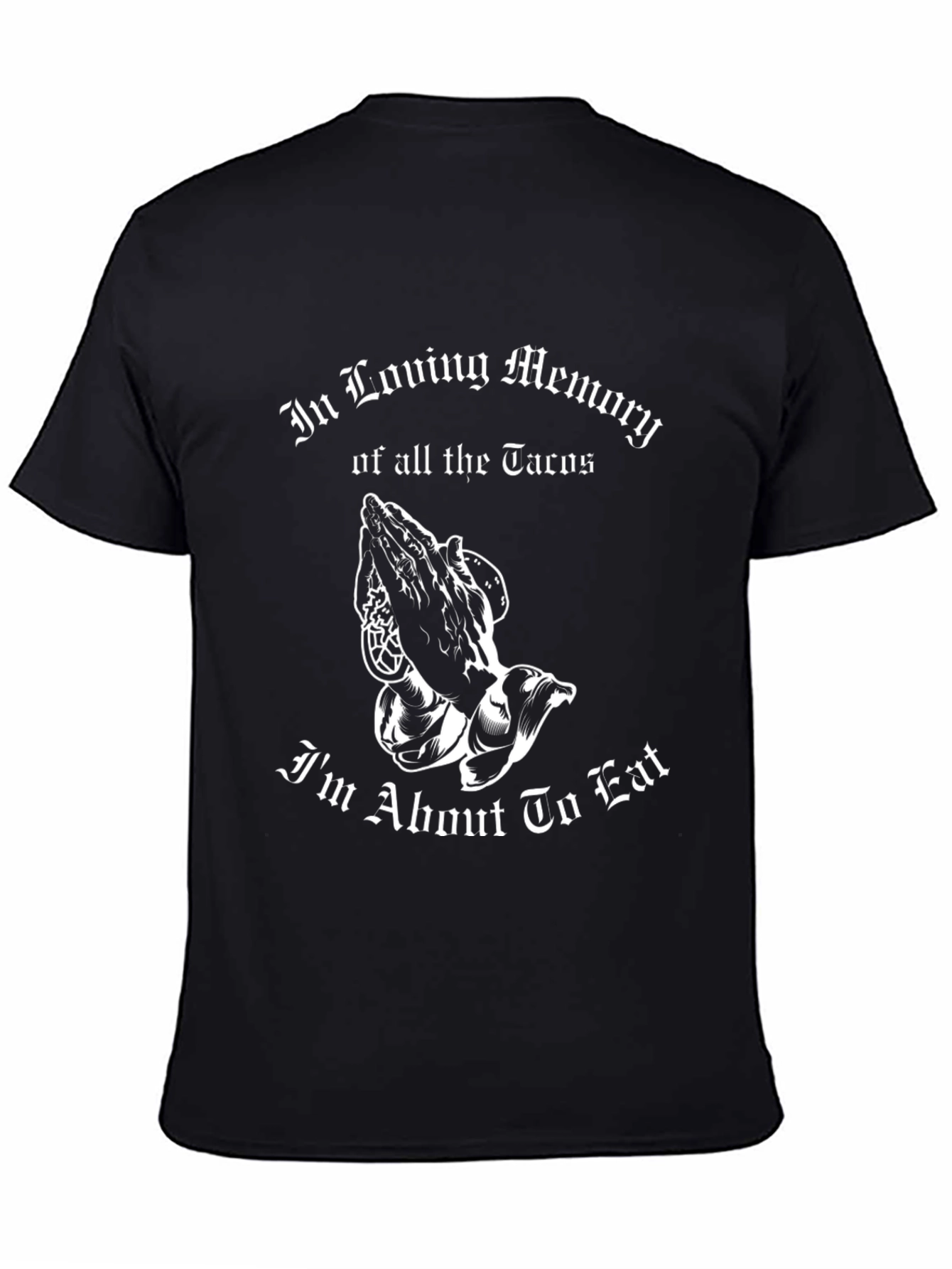 In Loving Memory of Tacos Funny Graphic T-Shirt