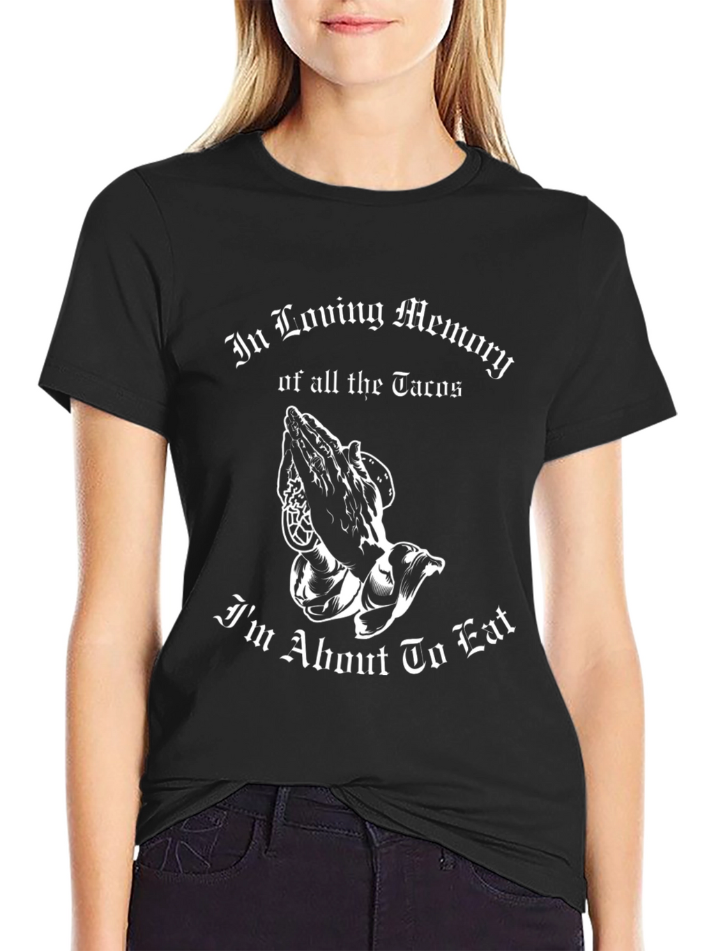 In Loving Memory of Tacos Funny Graphic T-Shirt