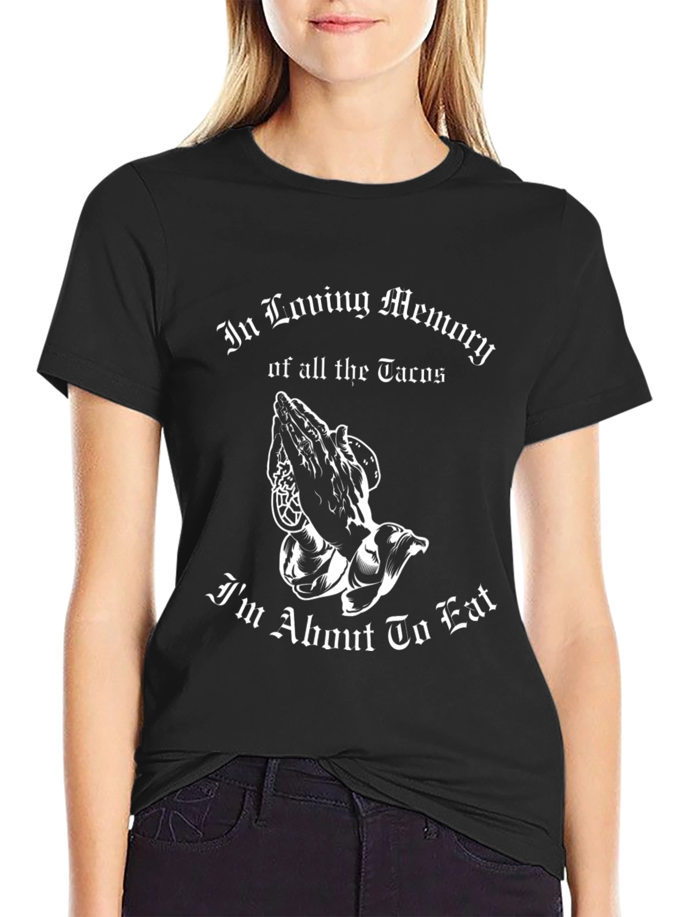 In Loving Memory of Tacos Funny Graphic T-Shirt
