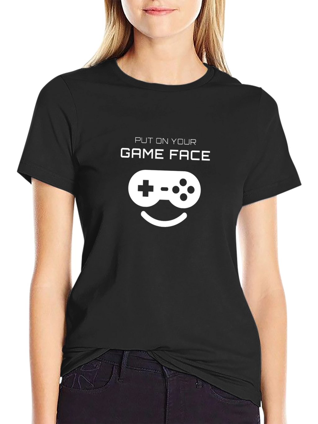 Game Face T-Shirt - Gamer Style Cotton Tee