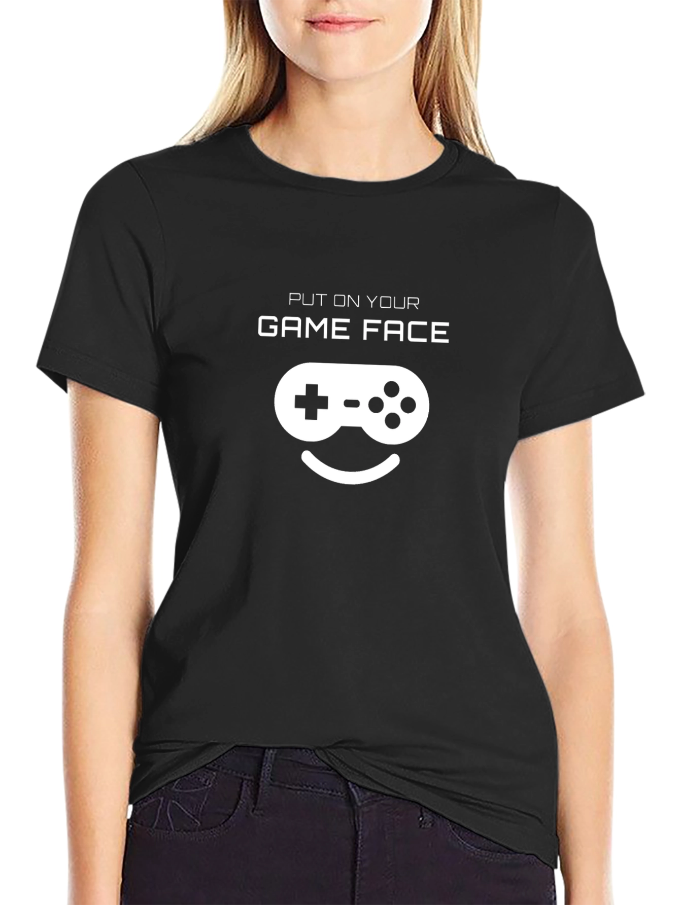 Game Face T-Shirt - Gamer Style Cotton Tee