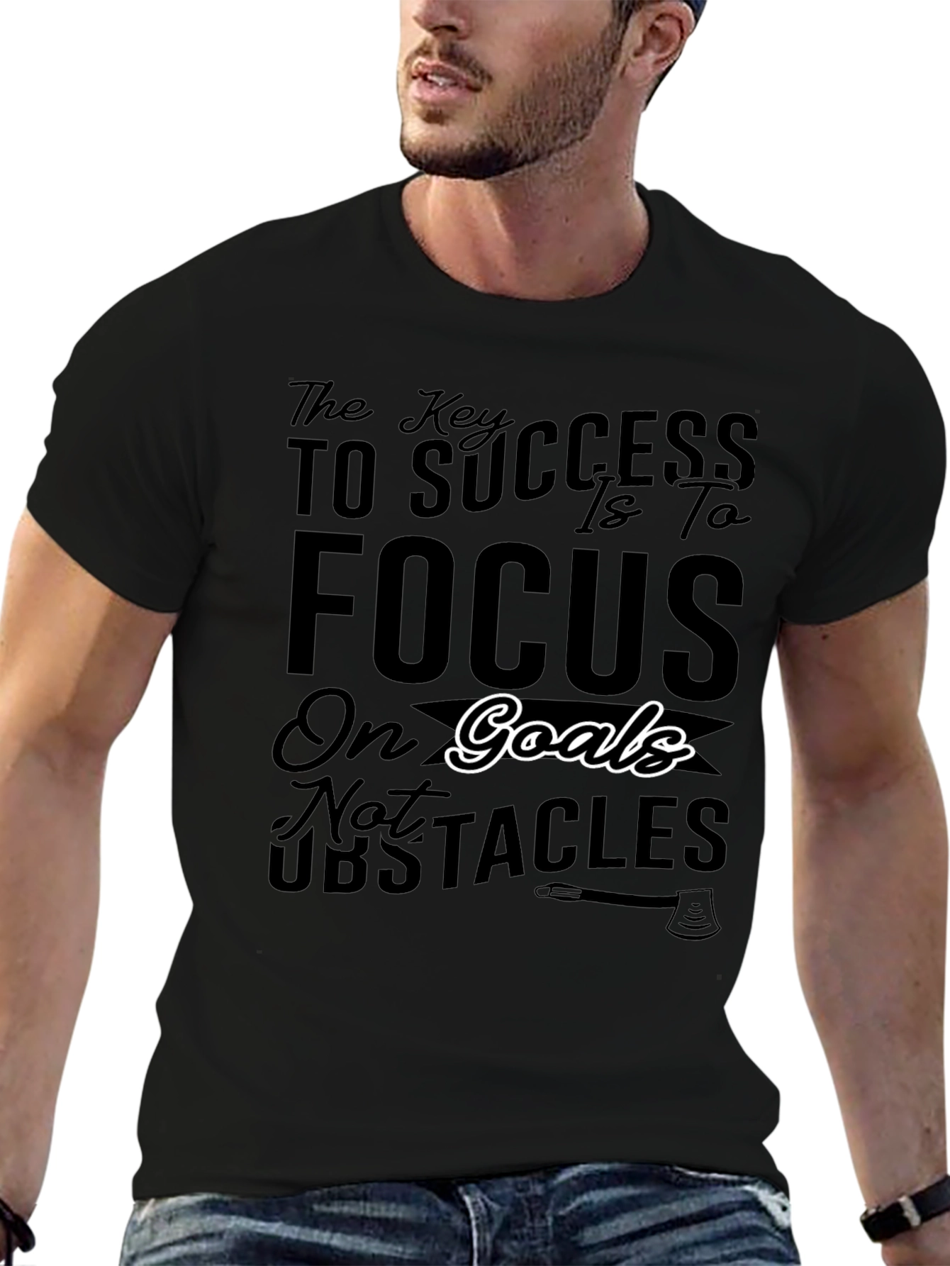 Focus on Goals T-Shirt Motivational Shirt