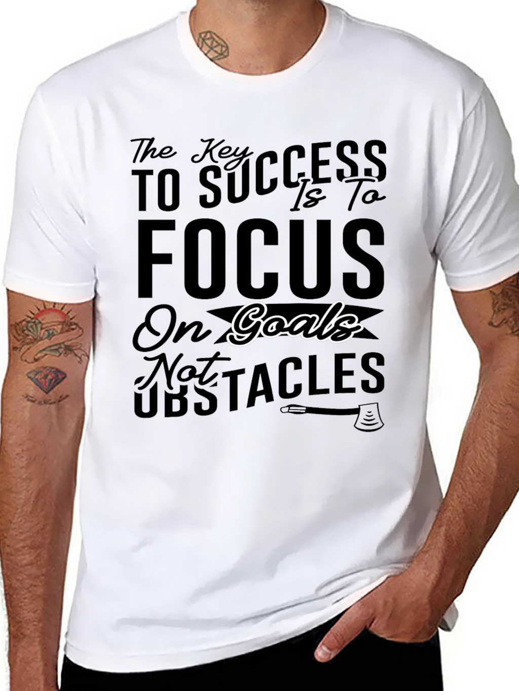 Focus on Goals T-Shirt Motivational Shirt