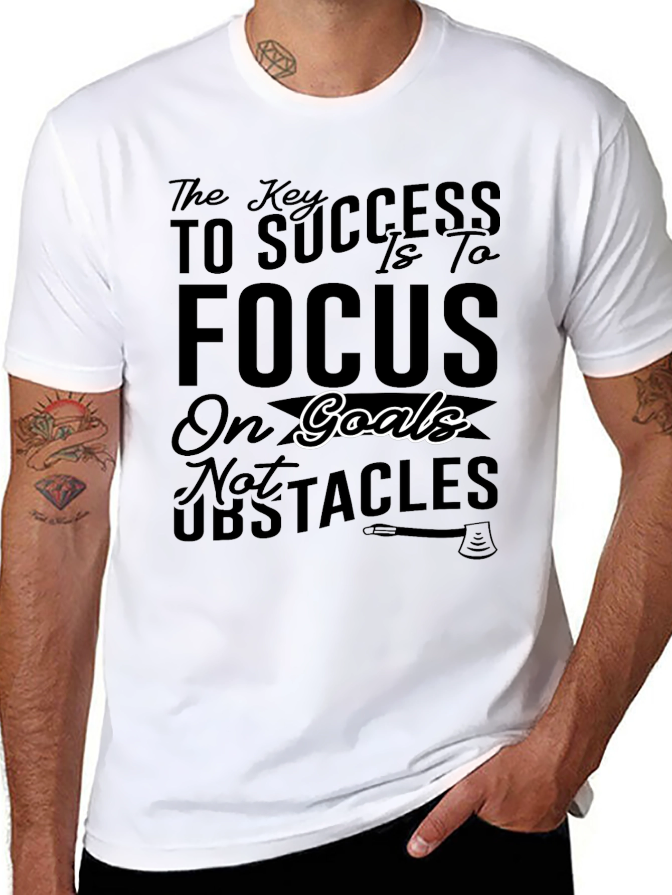 Focus on Goals T-Shirt Motivational Shirt